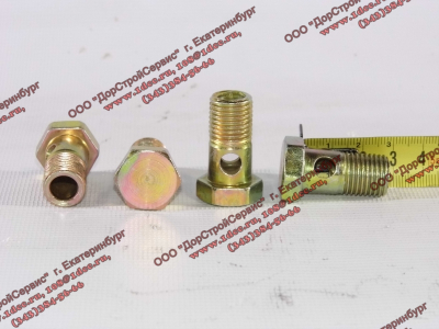 Болт пустотелый М14х1,5 (штуцер топливный) H HOWO (ХОВО) 90003962612 фото 1 Сыктывкар