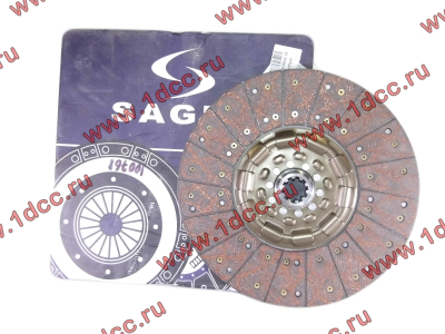 Диск сцепления ведомый 420 мм SAGES H2/H3 HOWO (ХОВО) WG1560161130 фото 1 Сыктывкар